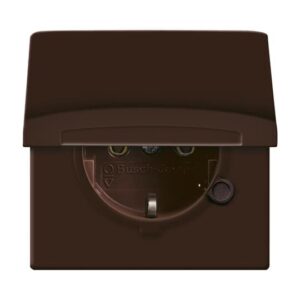 SCHUKO® Steckdosen-Einsatz mit Klappdeckel 20 EUGK-31-101 Busch Jaeger 2CKA002064A0286