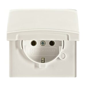 SCHUKO® Steckdosen-Einsatz mit Klappdeckel 20 EUGK-32-101 Busch Jaeger 2CKA002064A0287