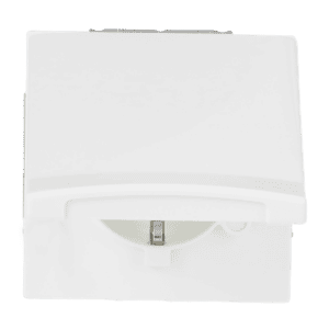 SCHUKO® Steckdosen-Einsatz mit Klappdeckel 20 EUGK-34-101 Busch Jaeger 2CKA002064A0289