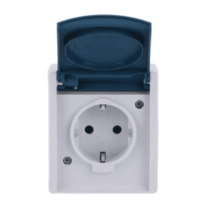 SCHUKO® Steckdose mit Klappdeckel 20 EW-53 Busch Jaeger 2CKA002083A0817