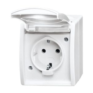 SCHUKO® Steckdose mit Klappdeckel 20 EW-54 Busch Jaeger 2CKA002083A0834
