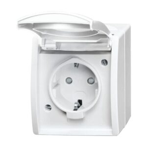 SCHUKO® Steckdose mit erh. Berührungsschutz 20 EBW-54 Busch Jaeger 2CKA002083A0843