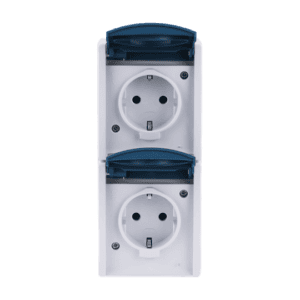 SCHUKO® Steckdose 2-fach 20-02 EW-53 Busch Jaeger 2CKA002084A0701