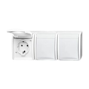 SCHUKO® Steckdose 3-fach 2300/3 EW-54 Busch Jaeger 2CKA002084A0712