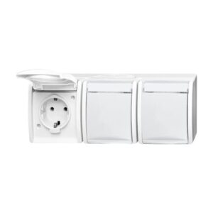 SCHUKO® Steckdose 3-fach 2300/3 EWN-54 Busch Jaeger 2CKA002084A0716