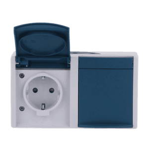 SCHUKO® Steckdose mit erh. Berührungsschutz 20/2 EBW-53 Busch Jaeger 2CKA002084A0720