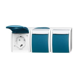 SCHUKO® Steckdose mit erh. Berührungsschutz 2300/3 EBW-53 Busch Jaeger 2CKA002084A0721