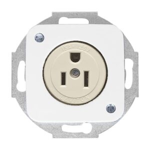 Busch-Nema Steckdosen-Einsatz mit Zentralscheibe 2-polig (2 P + E), 15 A 3015 EUC-214 Busch Jaeger 2CKA002125A0052