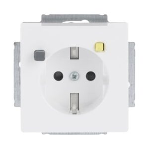 FI-SCHUKOMAT SCHUKO® Steckdosen-Einsatz mit Fehlerstrom-Schutzschalter 3120 EUCB-84 Busch Jaeger 2CKA003116A0662