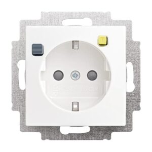 FI-SCHUKOMAT SCHUKO® Steckdosen-Einsatz mit Fehlerstrom-Schutzschalter 3120 EUCB-914 Busch Jaeger 2CKA003116A0663