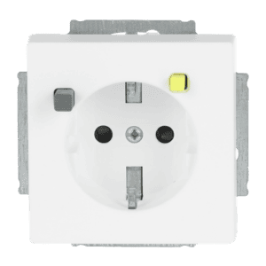 FI-SCHUKOMAT SCHUKO® Steckdosen-Einsatz mit Fehlerstrom-Schutzschalter 3120 EUCB-884 Busch Jaeger 2CKA003116A0670