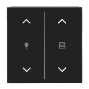 Abdeckung als Wippe 2-fach, mit Symbol "Dimmen/Jalousie" Format 63 - solo/future, LFDW/A.2.63.11-885 LFDW/A.2.63.11-885 Busch Jaeger 2CKA006199A0244