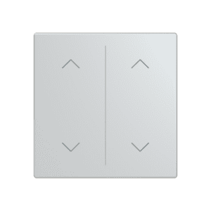 Abdeckung als Wippe 2-fach, mit Symbol "Auf/Ab", Format 63 - solo/future LFAW/A.2.63.11-83 Busch Jaeger 2CKA006199A0249