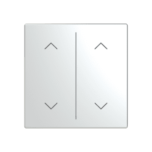 Abdeckung als Wippe 2-fach, mit Symbol "Auf/Ab", Format 63 - solo/future LFAW/A.2.63.11-866 Busch Jaeger 2CKA006199A0254