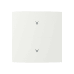 Abdeckung als Taster 2-fach, mit Symbol "Jalousie", Busch-balance® SI LFBT/A.2.55.11-914 Busch Jaeger 2CKA006199A0338
