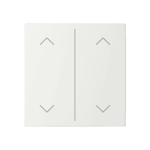 Abdeckung als Wippe 2-fach, mit Symbol "Auf/Ab", Busch-balance® SI LFAW/A.2.55.11-914 Busch Jaeger 2CKA006199A0342
