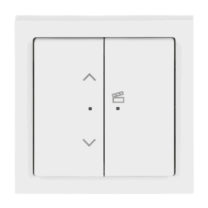 Jalousie-Einsatz flex, 1-fach, Komplettset mit 2-fach Bedienelement, Wireless 62731/UJ-84-WL Busch Jaeger 2CKA006200A0284