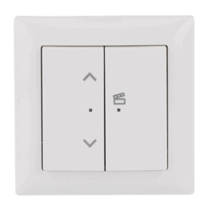 Jalousie-Einsatz flex, 1-fach, Komplettset mit 2-fach Bedienelement, Wireless 62731/UJ-914-WL Busch Jaeger 2CKA006200A0286