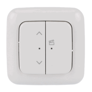 Jalousie-Einsatz flex, 1-fach, Komplettset mit 2-fach Bedienelement, Wireless 62731/UJ-214-WL Busch Jaeger 2CKA006200A0287
