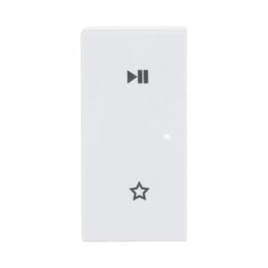 Wippe 2-fach links, mit Symbol "Play/Pause 6237-21-84 Busch Jaeger 2CKA006220A0739