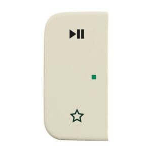 Wippe 2-fach links, mit Symbol "Play/Pause 6237-21-212 Busch Jaeger 2CKA006220A0741