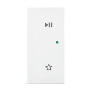 Wippe 2-fach links, mit Symbol "Play/Pause"  Busch-balance® SI 6237-21-914 Busch Jaeger 2CKA006220A0753