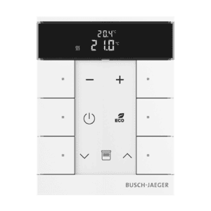 Busch-Tenton®, RTR, 6-fach, weiß, mit Display, für Busch-free@home® SBR-F-6.0.11-84 Busch Jaeger 2CKA006220A0888