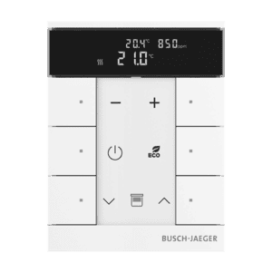 Busch-Tenton®, RTR IAQ, 6-fach, weiß, mit Display, für Busch-free@home® SBC-F-6.0.11-84 Busch Jaeger 2CKA006220A0890