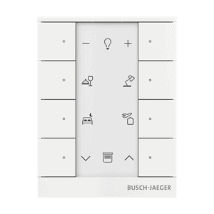 Busch-Tenton®, 8-fachBedienelement, weiß matt, für Busch-free@home® SB-F-8.0.11-884 Busch Jaeger 2CKA006220A0892