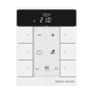 Busch-Tenton®, RTR, 6-fach, weiß matt, mit Display, für Busch-free@home® SBR-F-6.0.11-884 Busch Jaeger 2CKA006220A0894