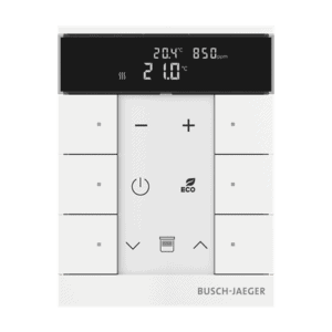 Busch-Tenton®, RTR IAQ, 6-fach, weiß matt, mit Display, für Busch-free@home® SBC-F-6.0.11-884 Busch Jaeger 2CKA006220A0896