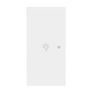 Wippe 2-fach links Symbol "Licht" 2-fach studioweiß - Busch-art linear® Busch-art linear® 6231-21-44G Busch Jaeger 2CKA006220A0948