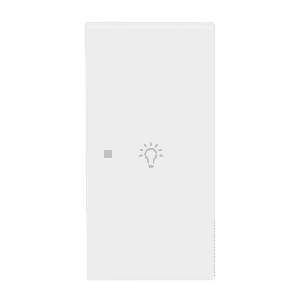 Wippe 2-fach rechts Symbol "Licht" 2-fach studioweiß - Busch-art linear® Busch-art linear® 6231-22-44G Busch Jaeger 2CKA006220A0952