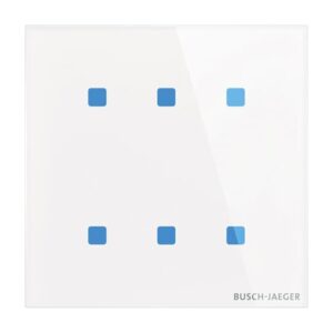 Touch-Bedienelement, 6-fach, Konfigurierbares Gerät TB/U6.4.11-CG Busch Jaeger 2CKA006300A1562