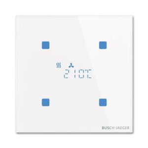 Touch-Raumtemperaturegler, Konfigurierbares Gerät TR/U.1.11-CG Busch Jaeger 2CKA006300A1567