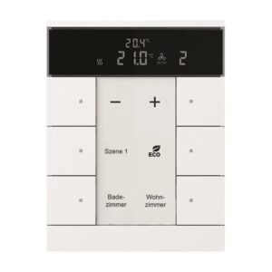Raumtemperaturregler mit Bedienfunktion 6-fach, Busch-Tenton® SBR/U6.0.11-84 Busch Jaeger 2CKA006330A0003