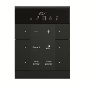 Raumtemperaturregler mit Bedienfunktion 6-fach, Busch-Tenton® SBR/U6.0.11-885 Busch Jaeger 2CKA006330A0040
