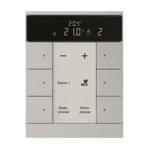 Raumtemperaturregler mit Bedienfunktion 6-fach, Busch-Tenton® SBR/U6.0.11-83 Busch Jaeger 2CKA006330A0041