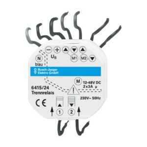 Busch-Jalousiecontrol® II Trennrelais Gleichstromantriebe 2-fach 6415/24 Busch Jaeger 2CKA006410A0363
