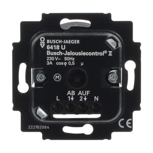 Jalousie-Basis-Einsatz 2-Draht Jalousie-Einsatz 6418 U Busch Jaeger 2CKA006410A0375