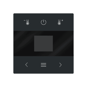 Zentralscheibe für Raumtemperaturregler mit Display Bluetooth Busch-art linear® 1794 MDRT-45M Busch Jaeger 2CKA006430A0427