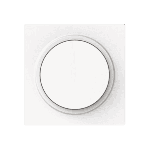 Zentralscheibe für Dimmer Drehknopf mit Glimmlampe studioweiß matt - Busch-art linear® 6540-44M-102 Busch Jaeger 2CKA006599A3053