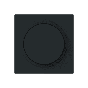 Zentralscheibe für Dimmer Drehknopf mit Glimmlampe schwarz matt - Busch-art linear® 6540-45M-102 Busch Jaeger 2CKA006599A3055