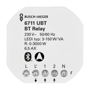 Relais Unterputz, 1-fach Bluetooth/casambi 6711 UBT Busch Jaeger 2CKA006710A0025