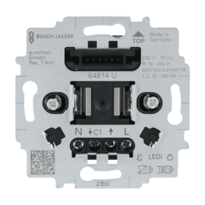e-contact-Einsatz flex 1-fach 230 V 64814 U Busch Jaeger 2CKA006800A3047