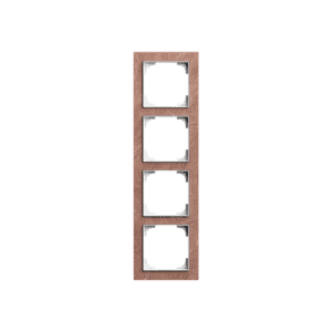 Abdeckrahmen 4-fach Schiefer Terra Rosso - Busch-art linear® 1724-4097 Busch Jaeger 2CLA897400A2958