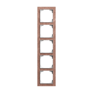 Abdeckrahmen 5-fach Schiefer Terra Rosso - Busch-art linear® 1725-4097 Busch Jaeger 2CLA897500A2958
