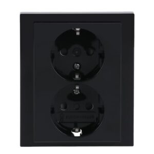 SCHUKO® Doppelsteckdose volle Abdeckung Safety+ 202 EUJB-81 Busch Jaeger 2TKA00003883