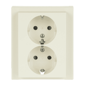 SCHUKO® Doppelsteckdose volle Abdeckung Safety+ 202 EUJB-82 Busch Jaeger 2TKA00003885