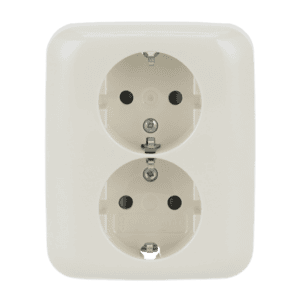 SCHUKO® Doppelsteckdose volle Abdeckung Safety+ 202 EUJB-212 Busch Jaeger 2TKA00003897